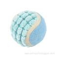 hot-sell eco-friendly plush tennis ball dog chew toy